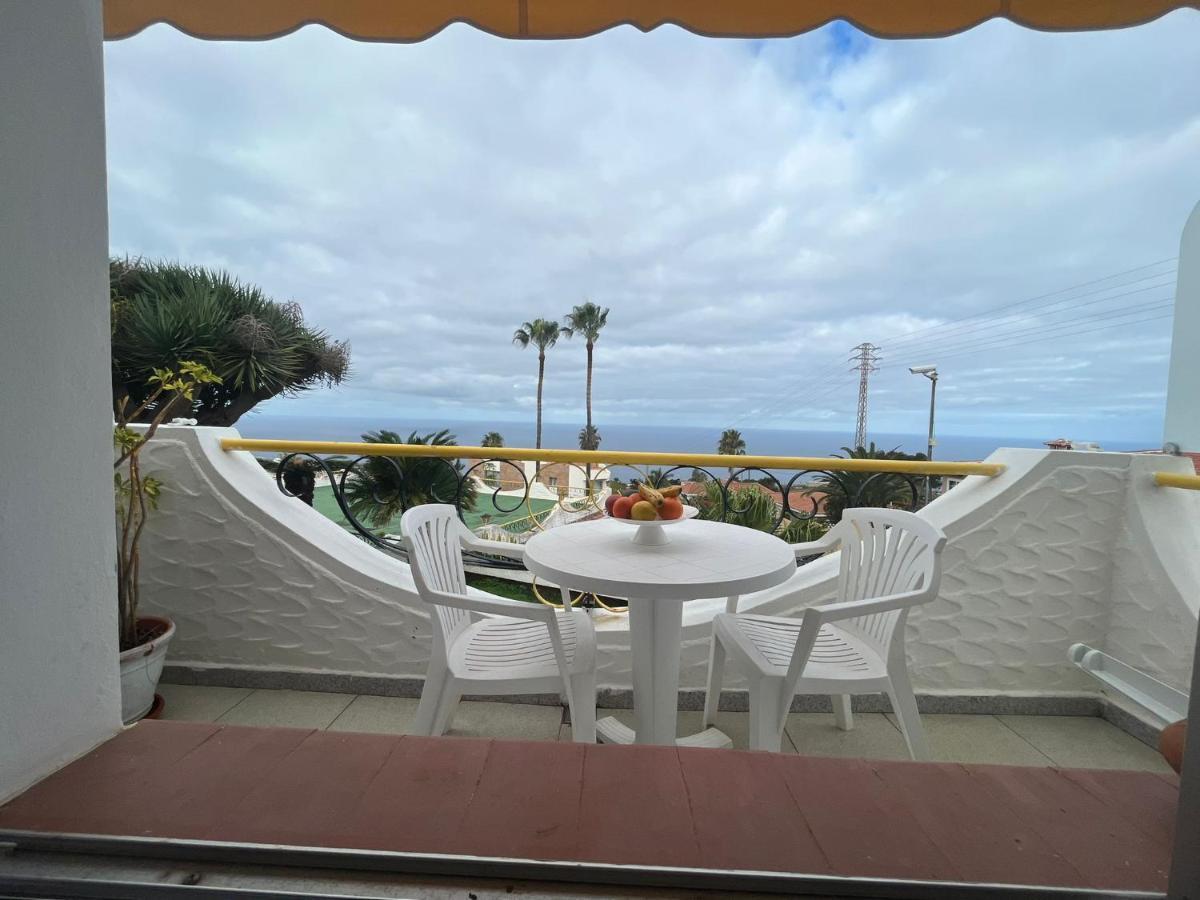 Studio Sea Front View & Pool Apartment Tacoronte Bagian luar foto
