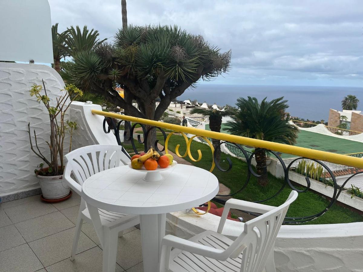 Studio Sea Front View & Pool Apartment Tacoronte Bagian luar foto