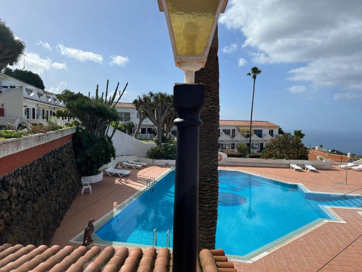 Studio Sea Front View & Pool Apartment Tacoronte Bagian luar foto