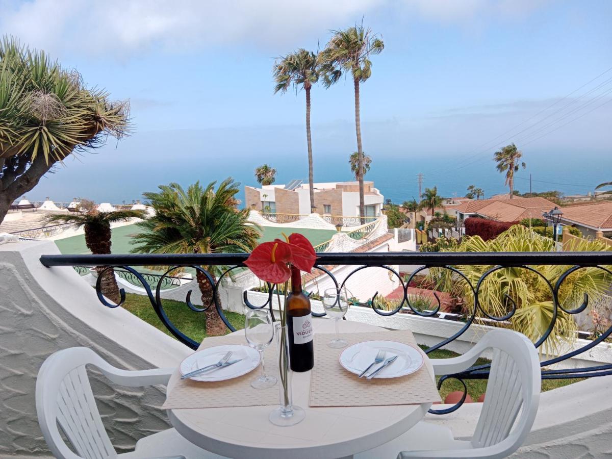 Studio Sea Front View & Pool Apartment Tacoronte Bagian luar foto