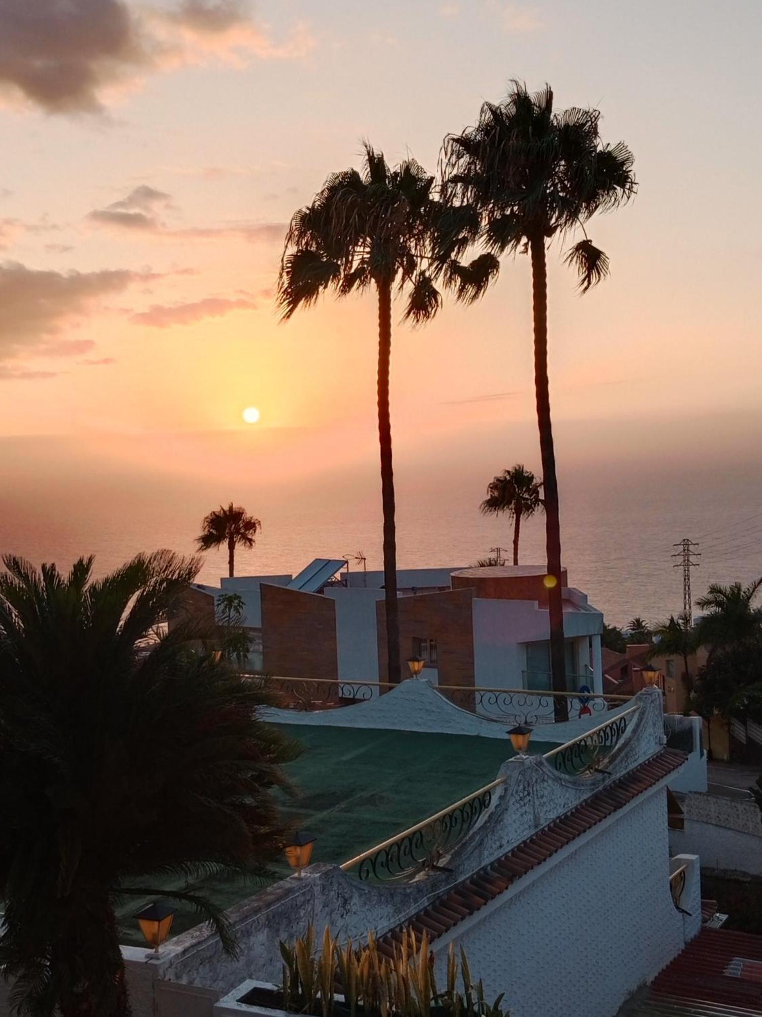 Studio Sea Front View & Pool Apartment Tacoronte Bagian luar foto